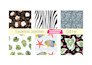 draw floral and decorative seamless patterns